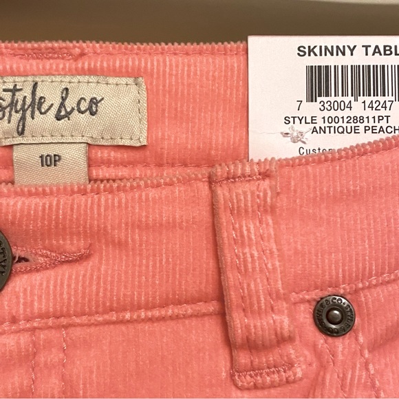 CORDUROY Style & Co. skinny pants - Picture 3 of 5